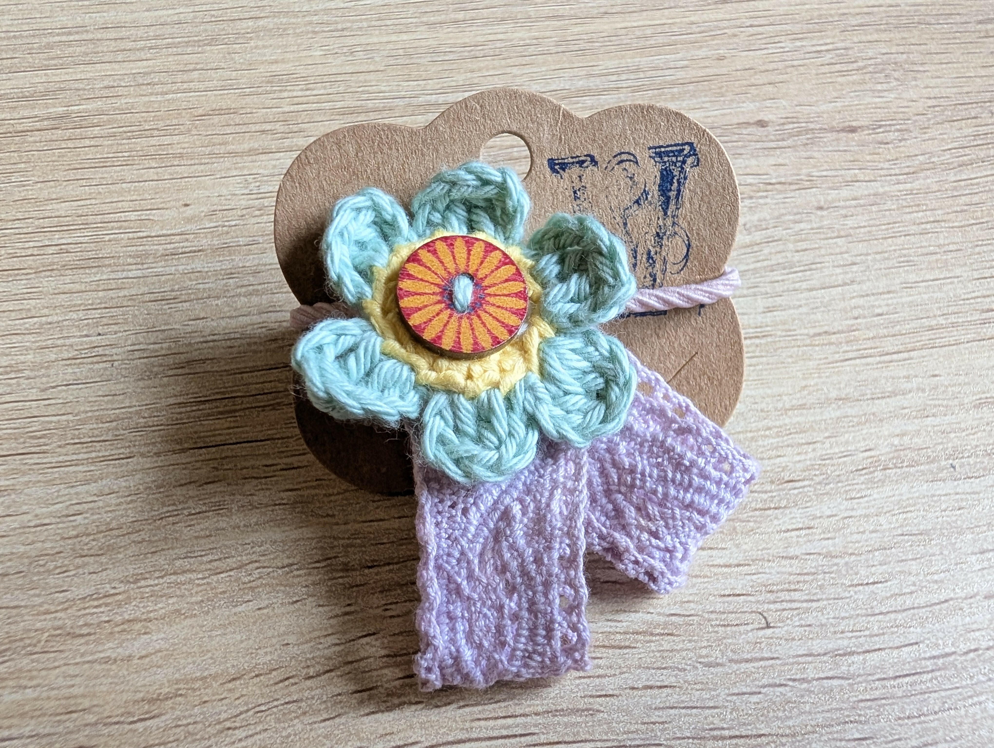 Hair Accessory - Little Green Flower