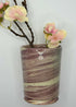 Raspberry Ripple Nerikomi Bud Vase