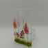 Fused Glass Pink and Purple Flower Tealight