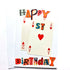 21st Birthday Upcycled Greeting Card