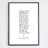 When Your Life Has Smashed to Pieces Poem Print