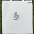 Fern Embroidered Tote