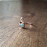 Handmade Adjustable Copper Moss AgateRing Size N