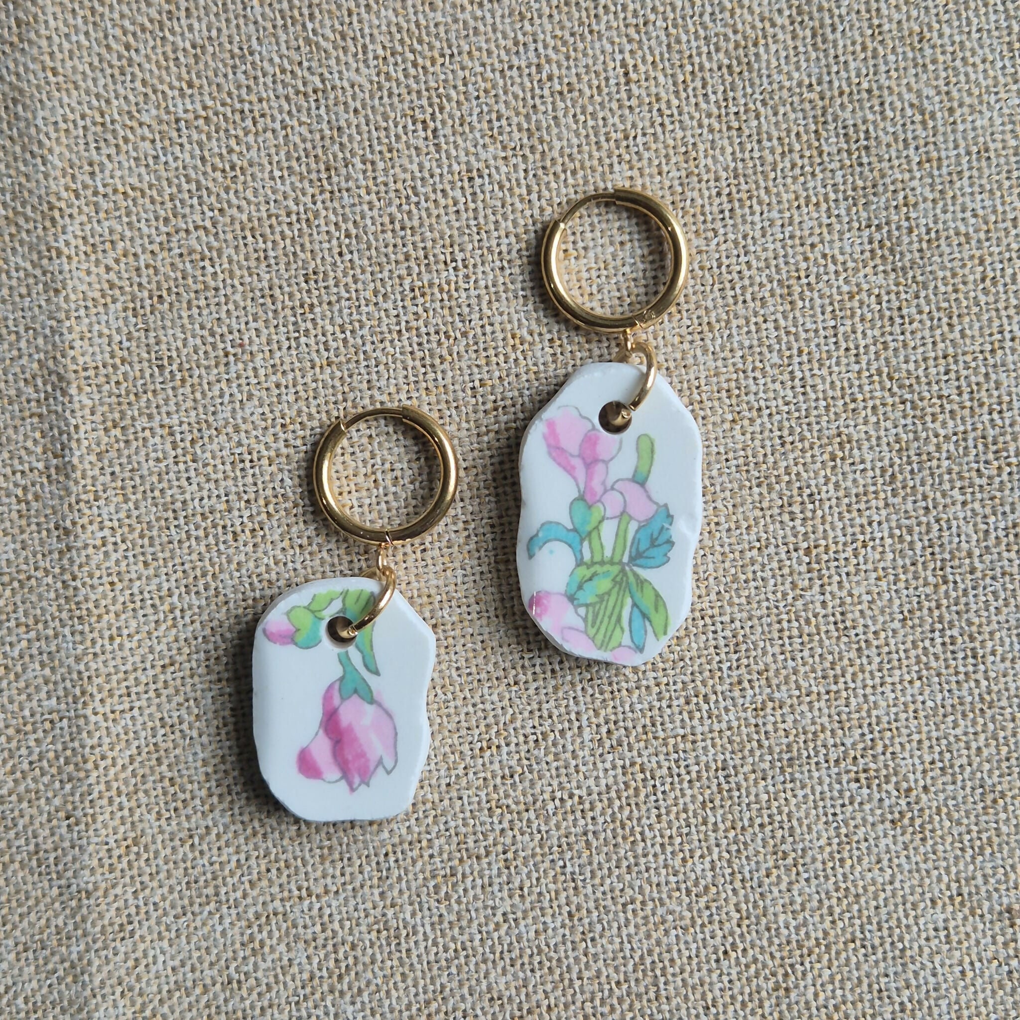 Recycled Ceramic Earring
