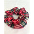 Red Tartan Hair Scrunchie
