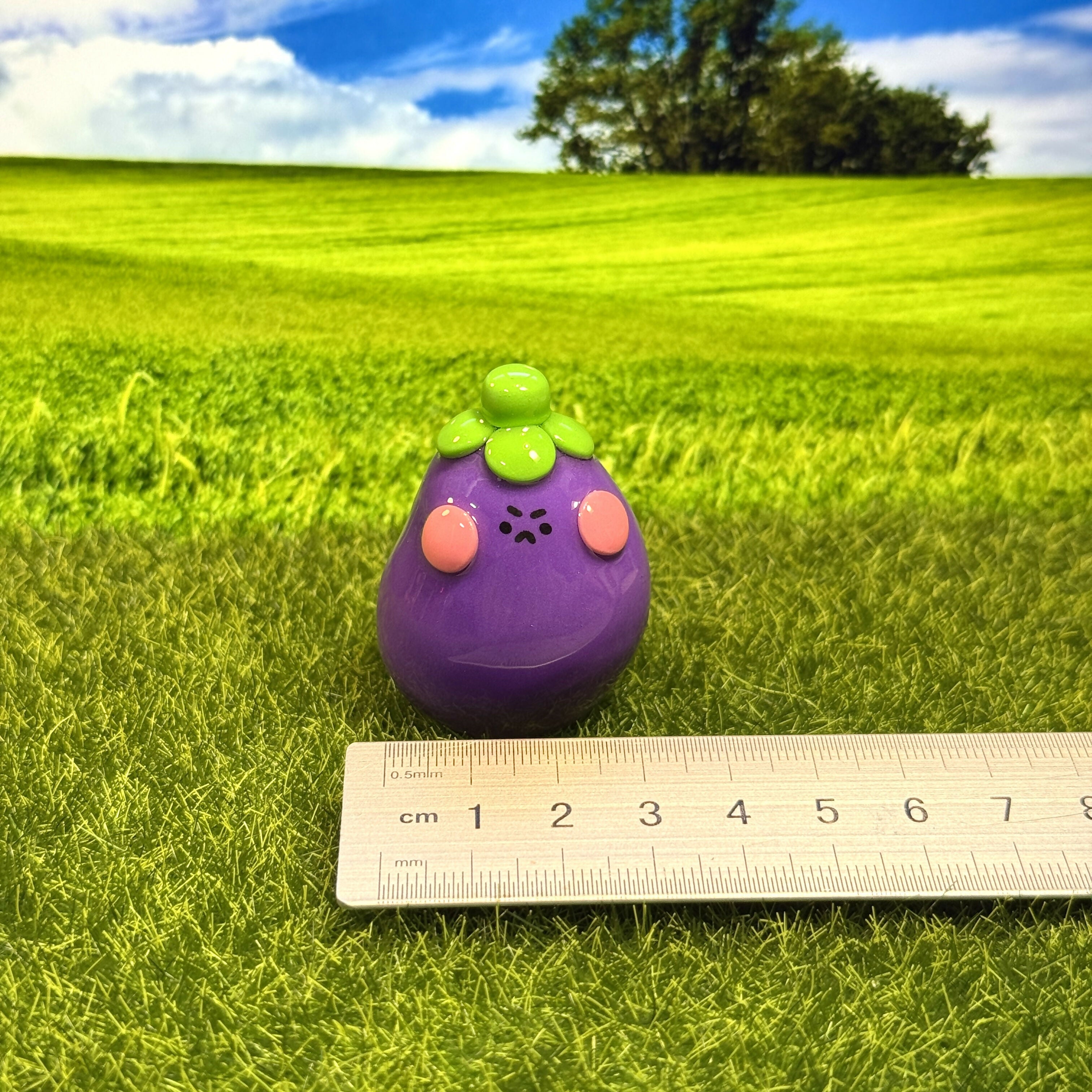 Aubergine Friend Figure