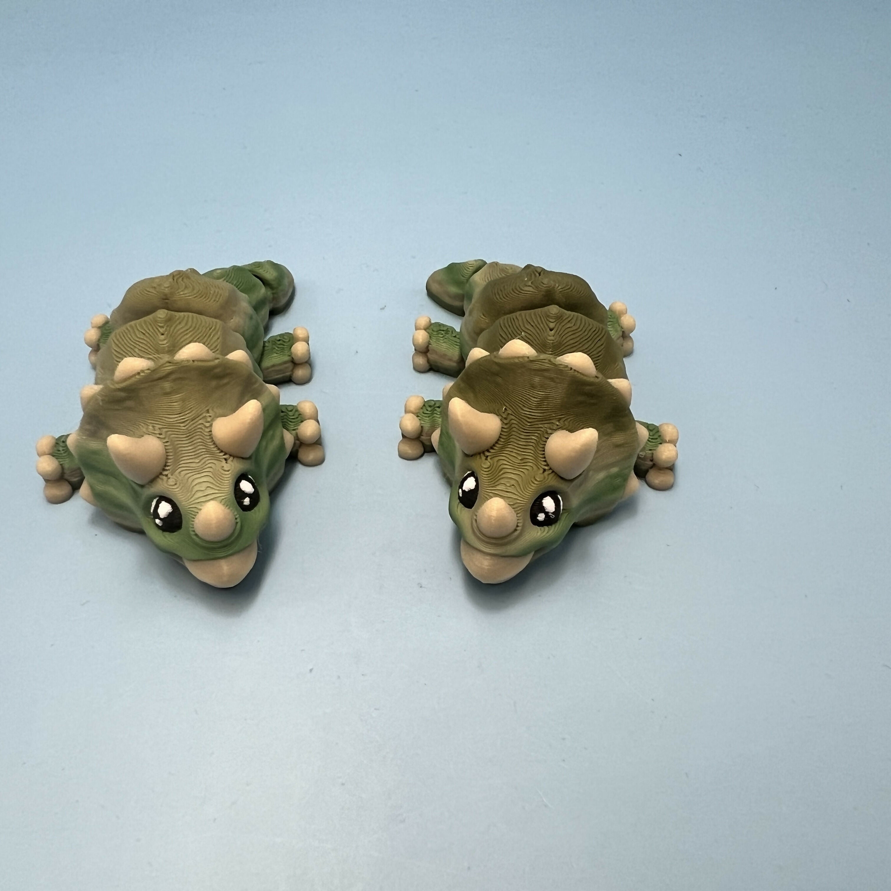 3D Printed SMALL: Articulated Sensory Fidget Animal friends Dinosaur 9cm