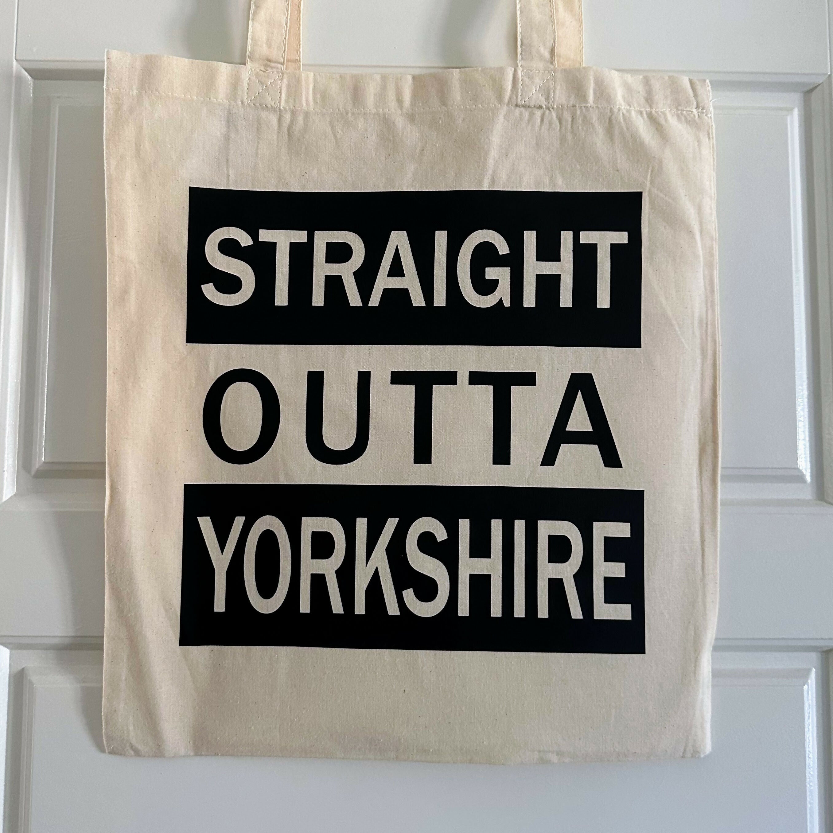Straight Outta Yorkshire Cotton Tote Bag