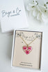 Pink Heart Necklace