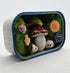 Toadstool and Hedgehog Desk Pet/Buddy Tin