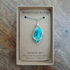 Shattuckite Wire Wrapped Pendant