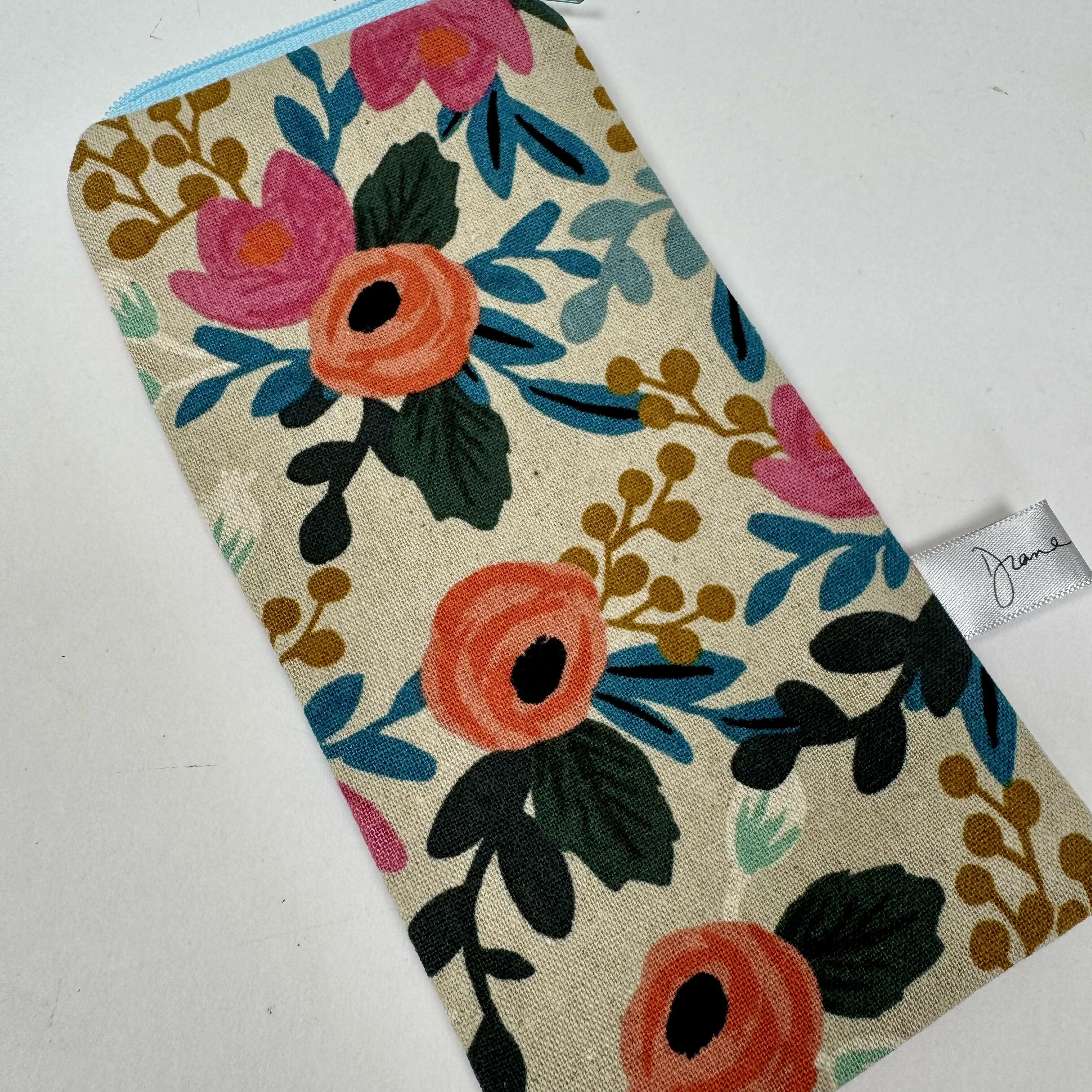 Glasses Case - Linen Floral