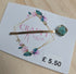 Stainless Steel Real Gypsophila Hair Pin