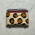 Hand Painted Leopard Cardholder Burg