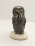 Ceramic Great Grey Owl Sculpture - "Geoff"