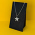 'Fallen Star' Sterling Silver Large Textured Star Pendant