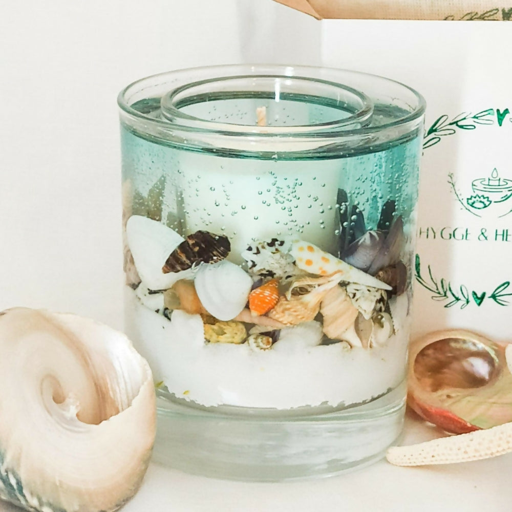 Blue Sea Botanical Candle