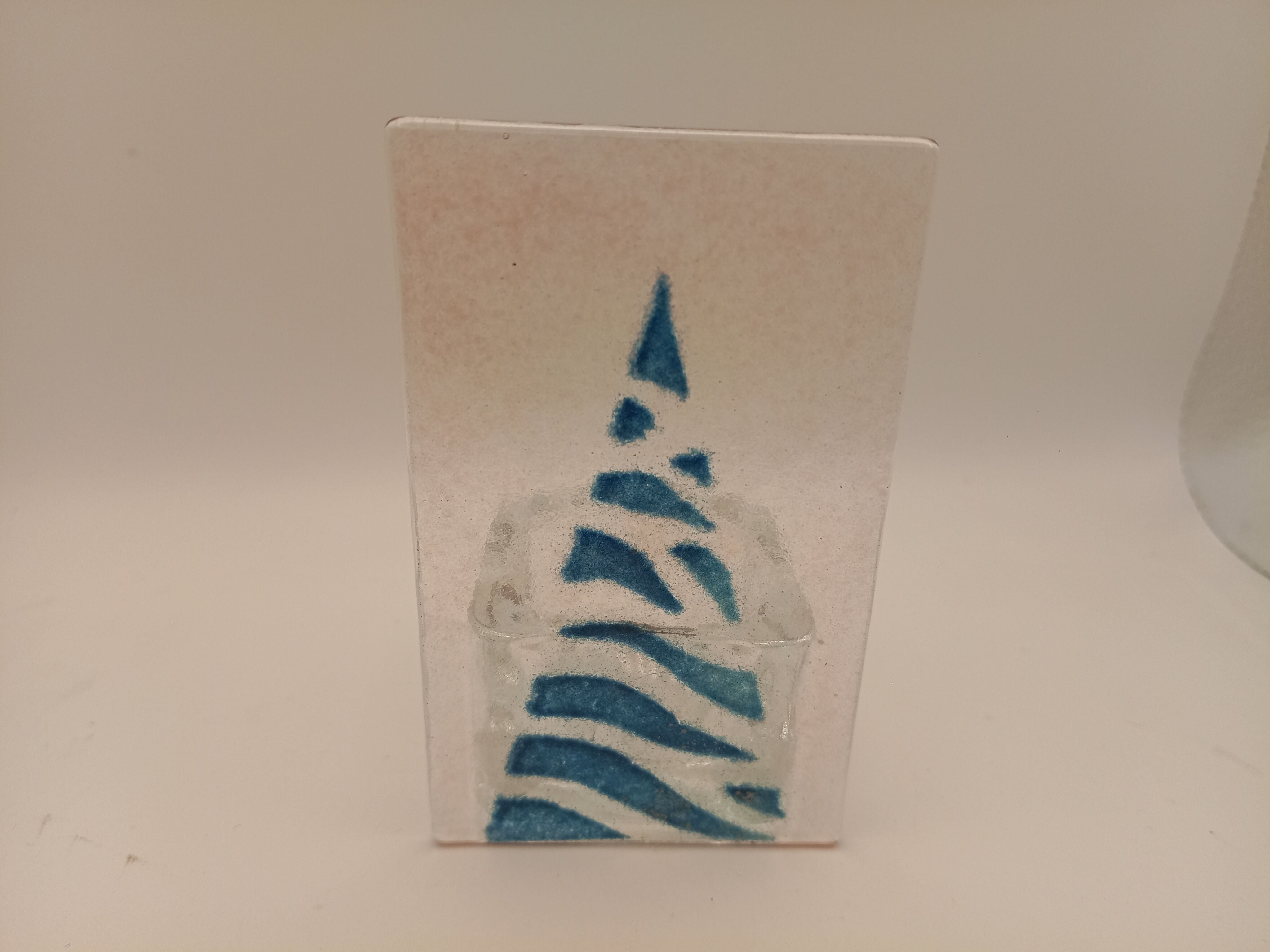 Fused Glass Christmas Tree Tealight