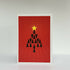 Christmas Star - Red Christmas Card