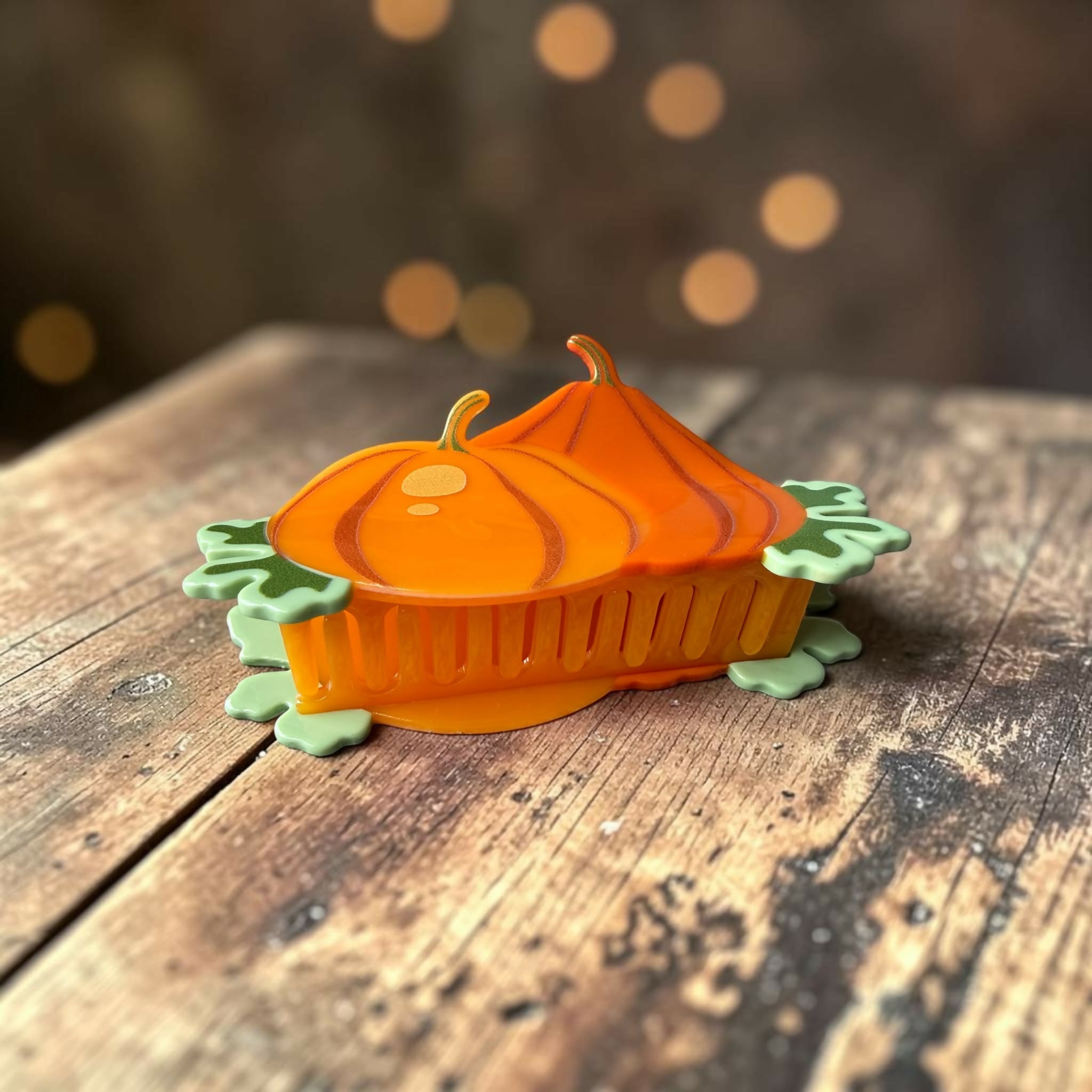 Pumpkin Hair Clip / Claw