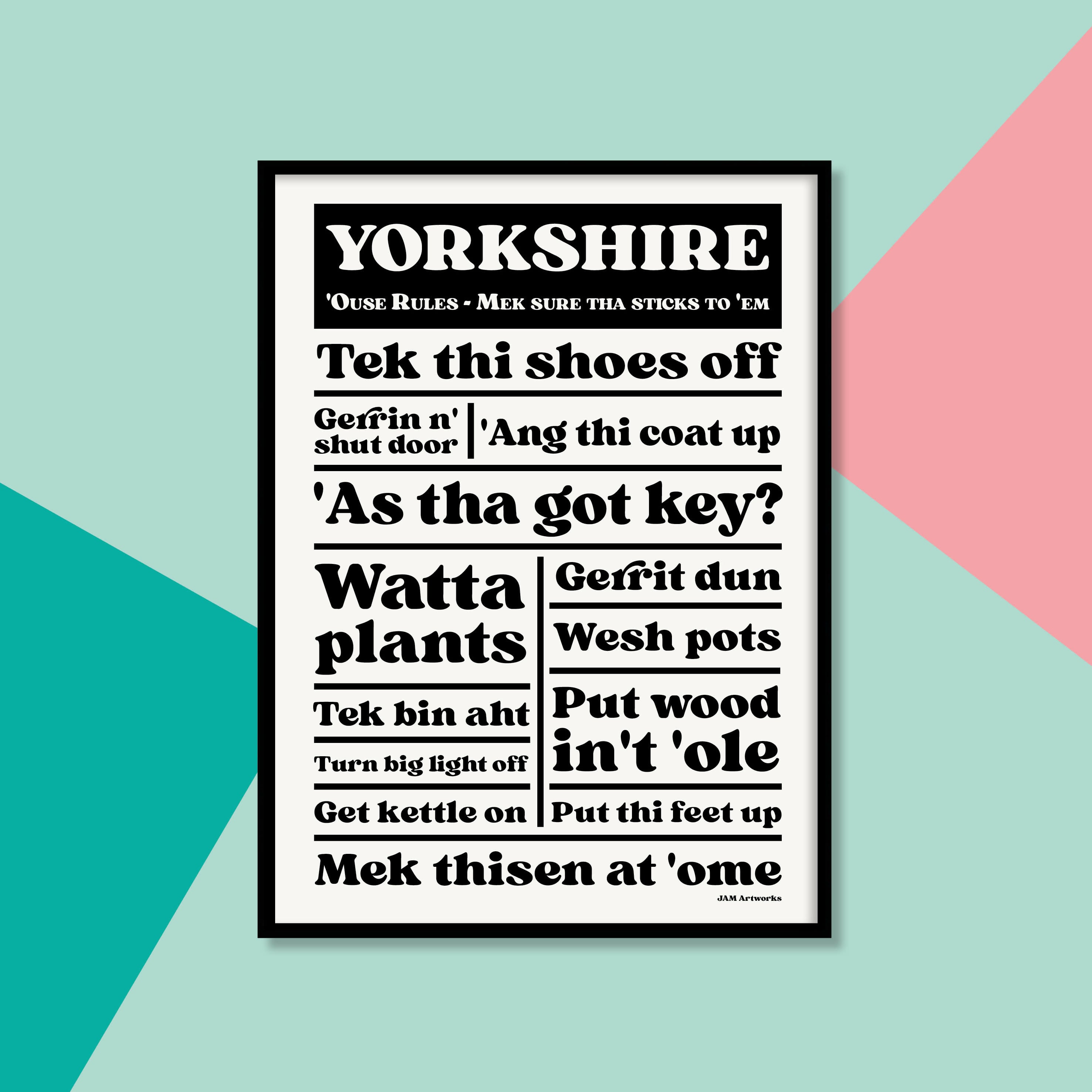 Yorkshire 'Ouse Rules A4 Print