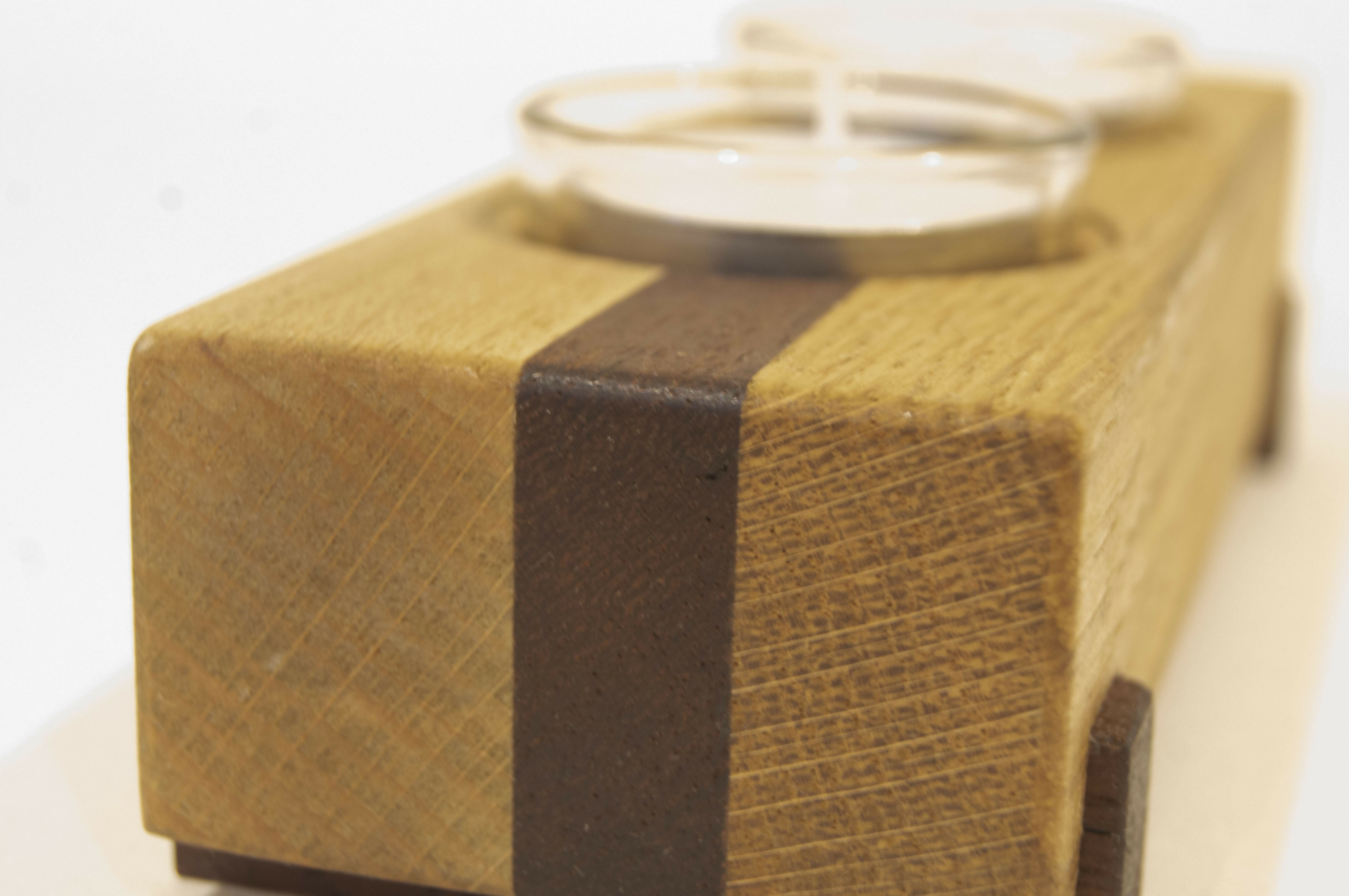 'Neapolitan' Twin Tea Light Holder (mini)