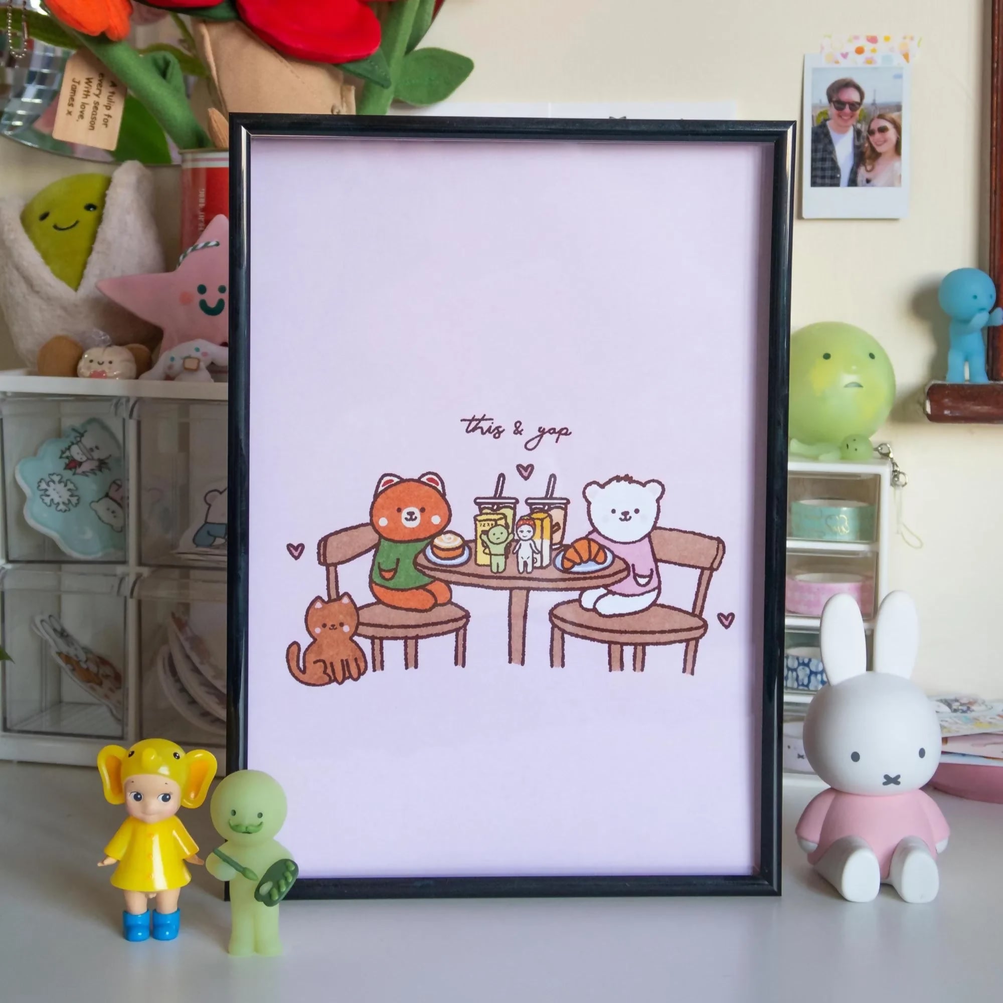 Blind Box Cafe A4 Art Print