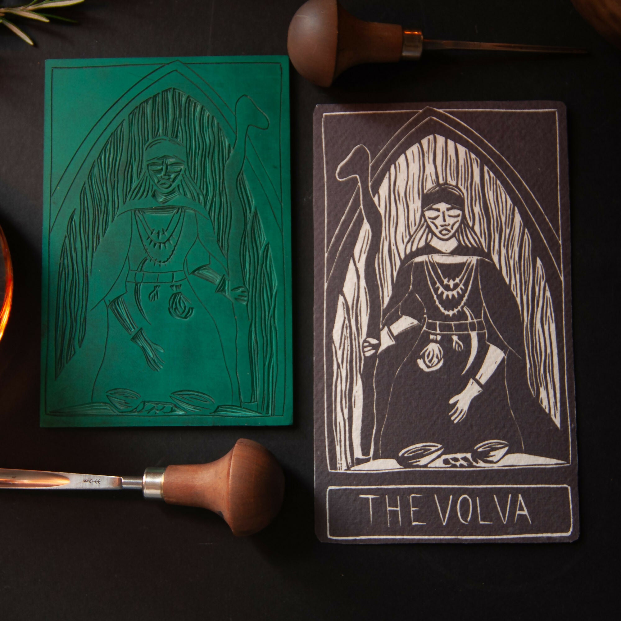 THE VOLVA GODDESS ALTAR CARD