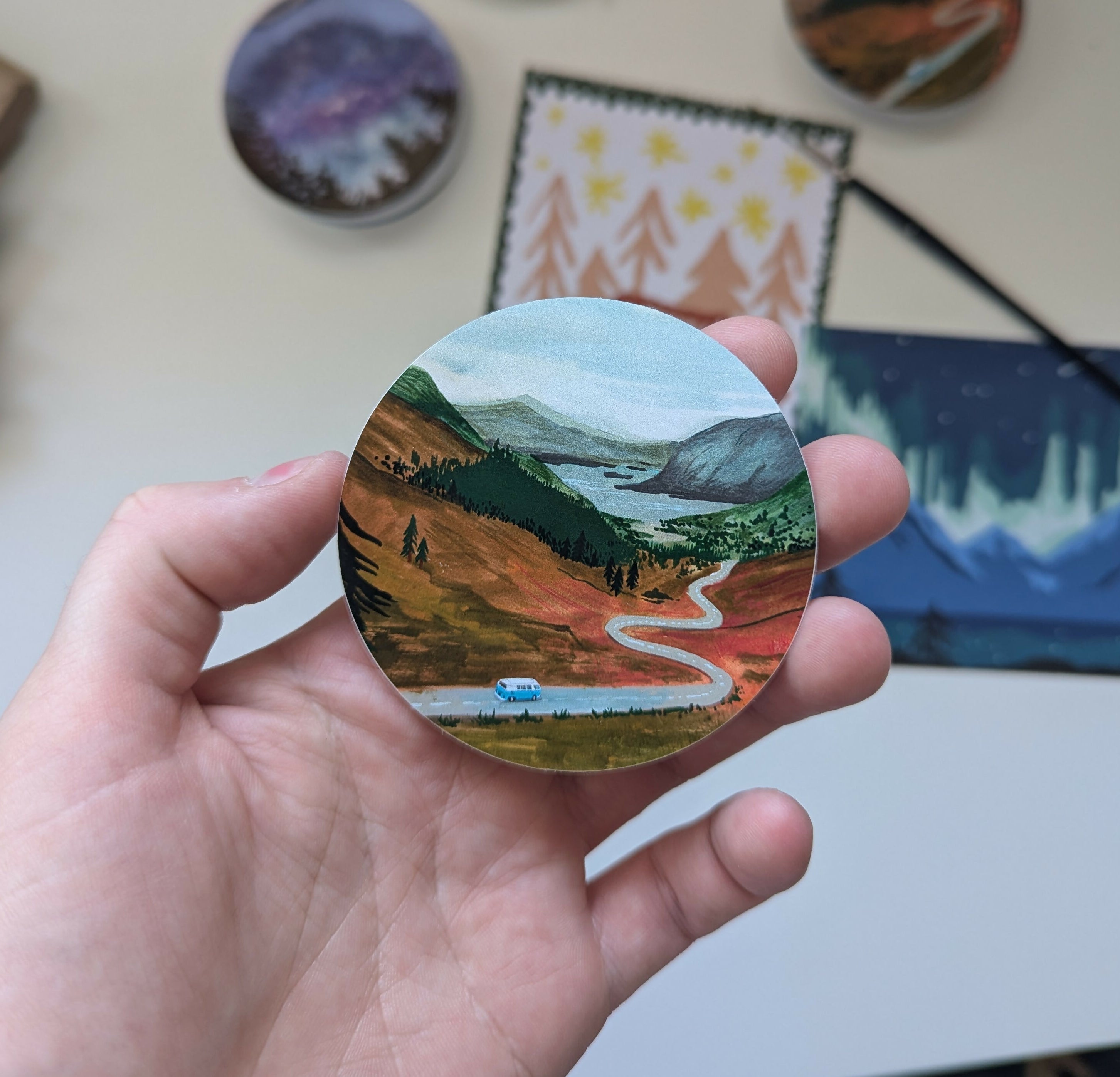 Up The Highlands Vinyl Sticker