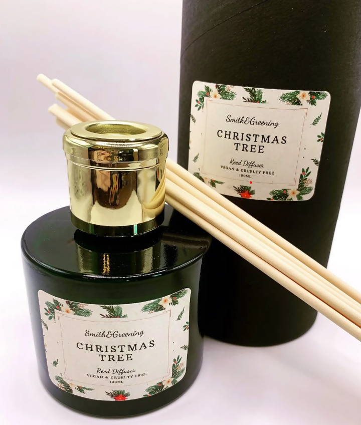 Hand Poured Christmas Tree Reed Diffuser