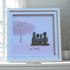 Family Blossom Tree Scene - Square Large
