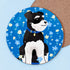 Schnauzer Friendly Dog Coaster