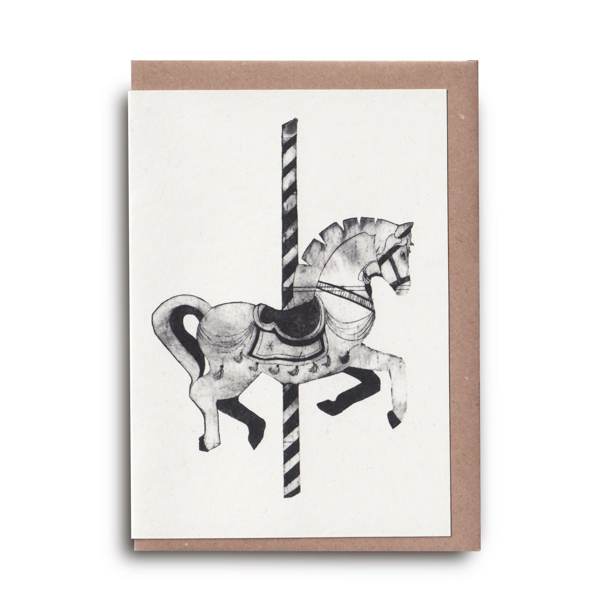 Carousel Horse Greeting Card