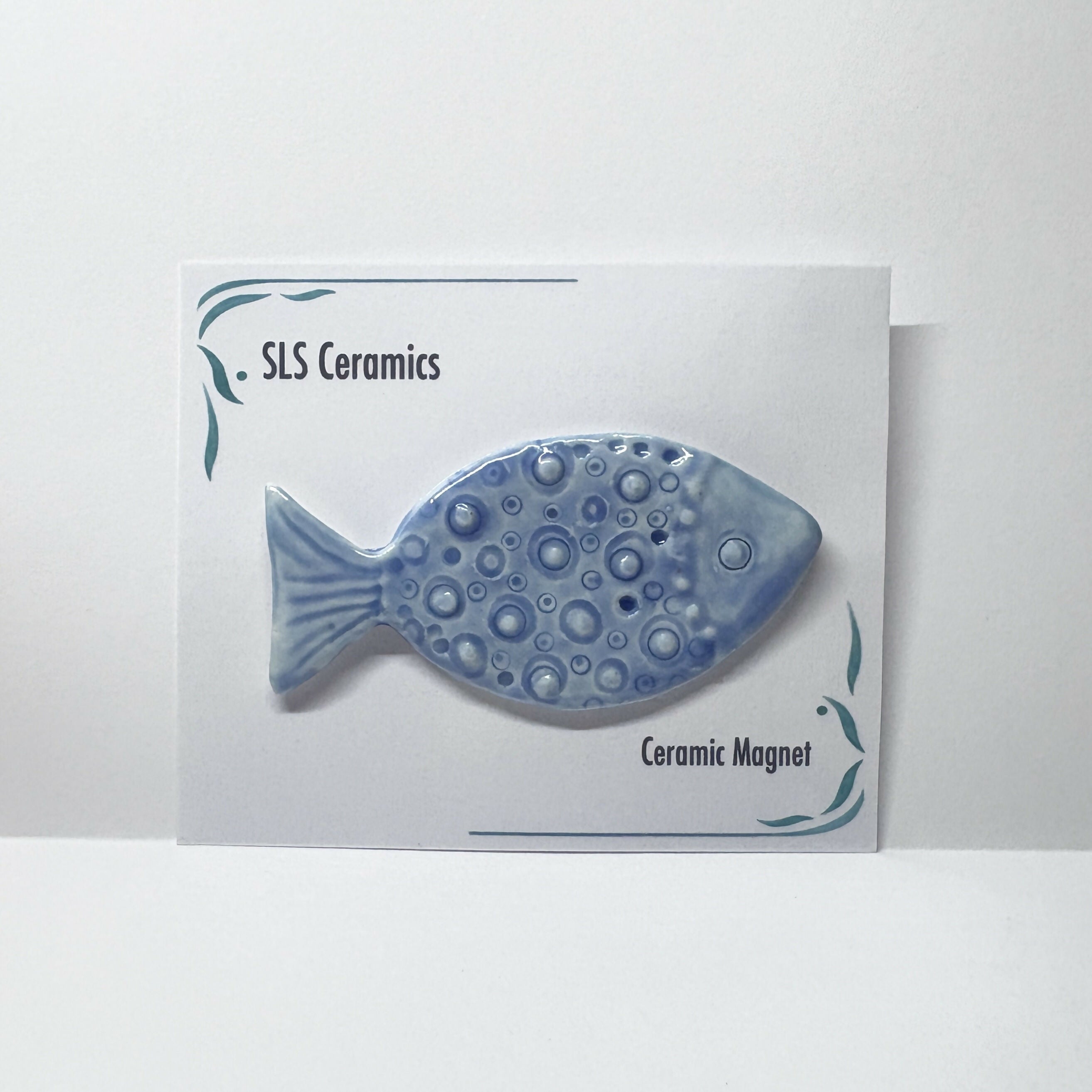 Porcelain Fish Fridge Magnet