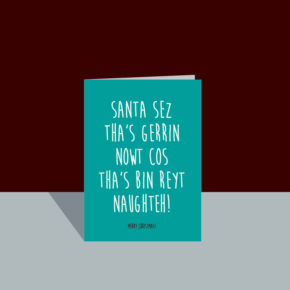 "Santa Sez" Yorkshire Dialect Christmas Card