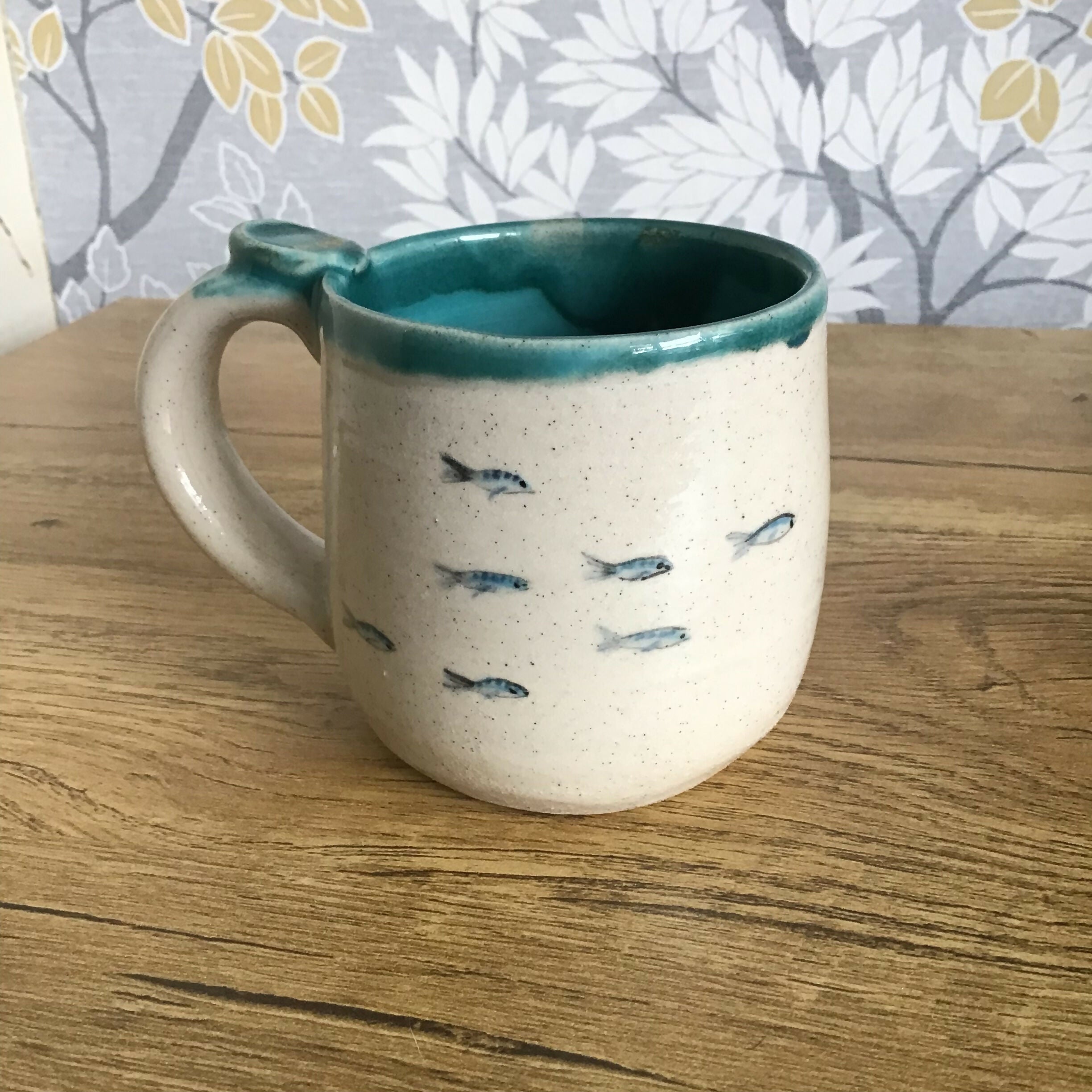 Handpainted Whale Mug