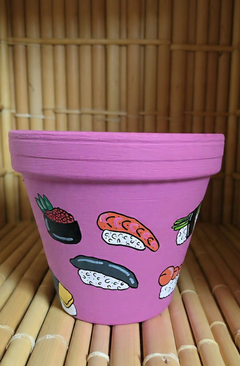 Pink Sushi Pot