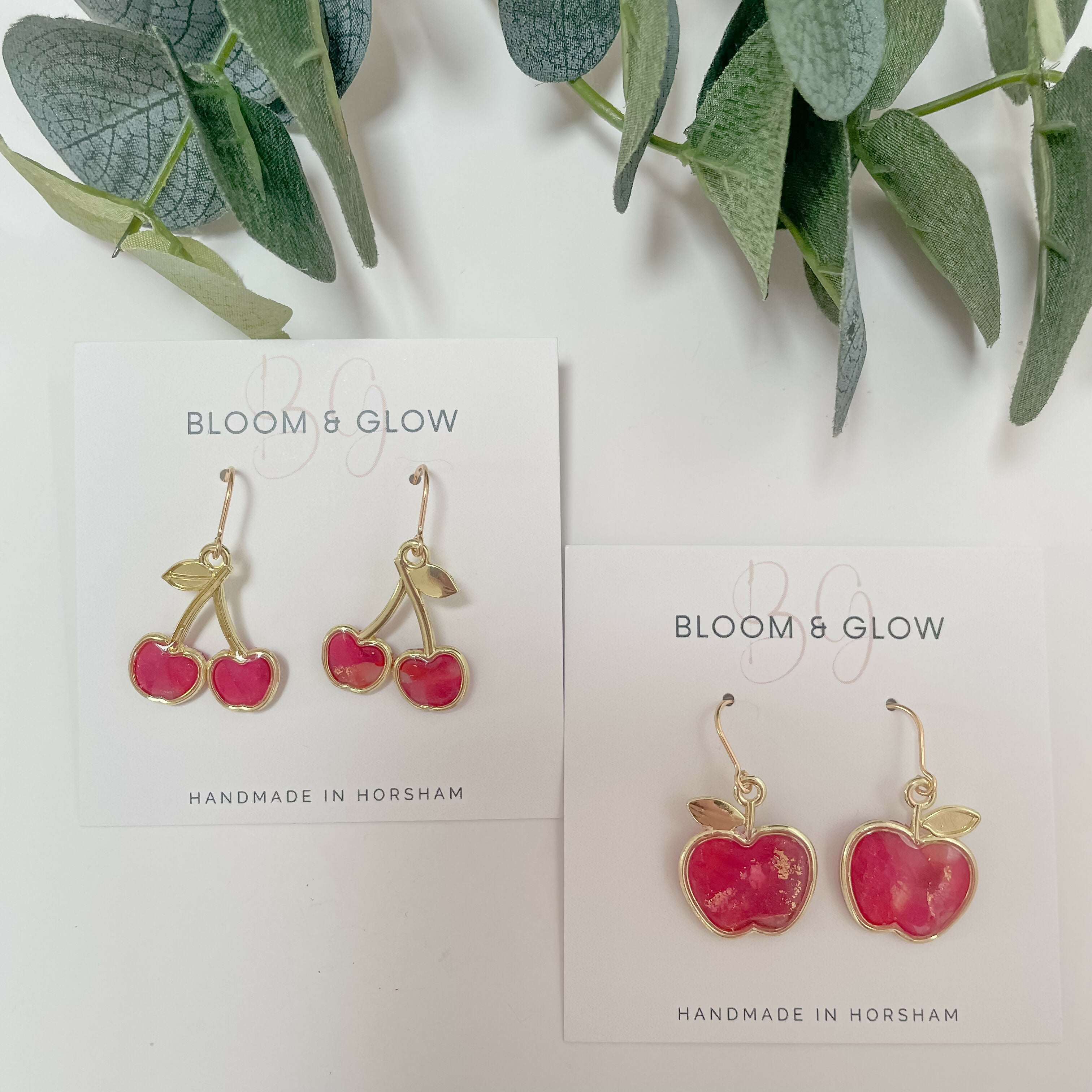 Fruit Dangle Earrings - Handmade & Hypoallergenic | Art & Soul