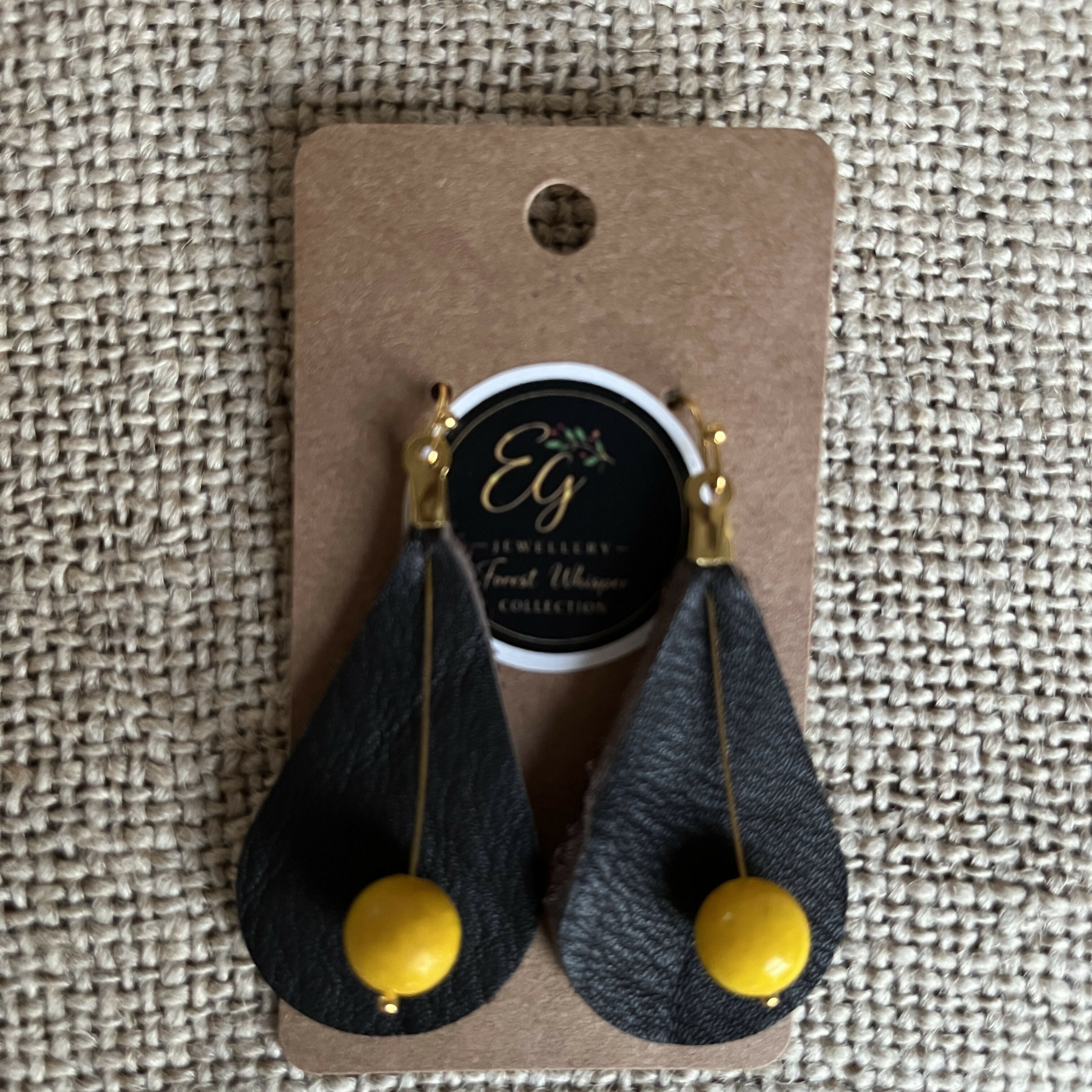 Forest Whisper Leather Earrings – Honey Forest