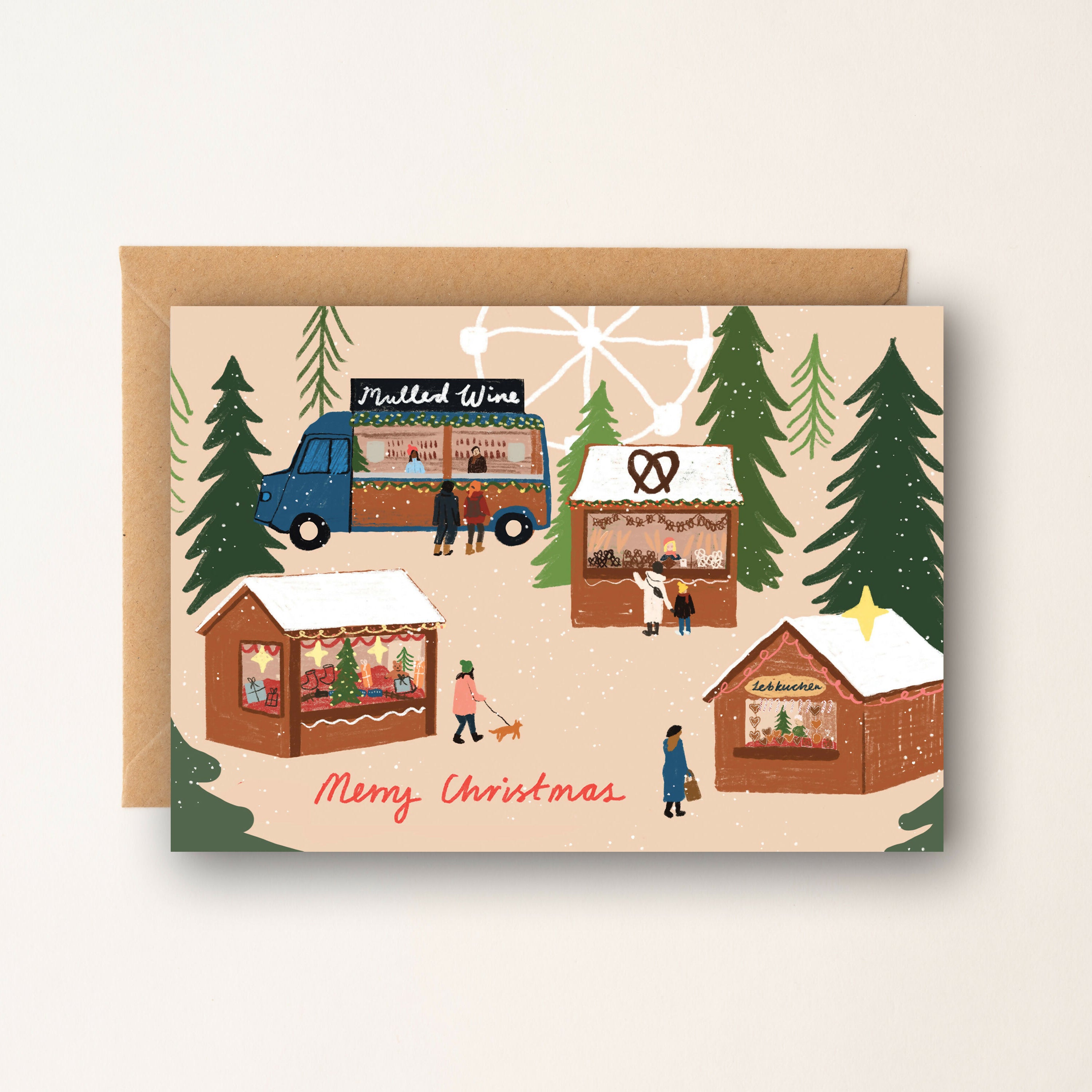 Christmas Market Card