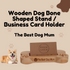 The Best Dog Mum - Dog Bone Shaped Stand / Business Card Holder