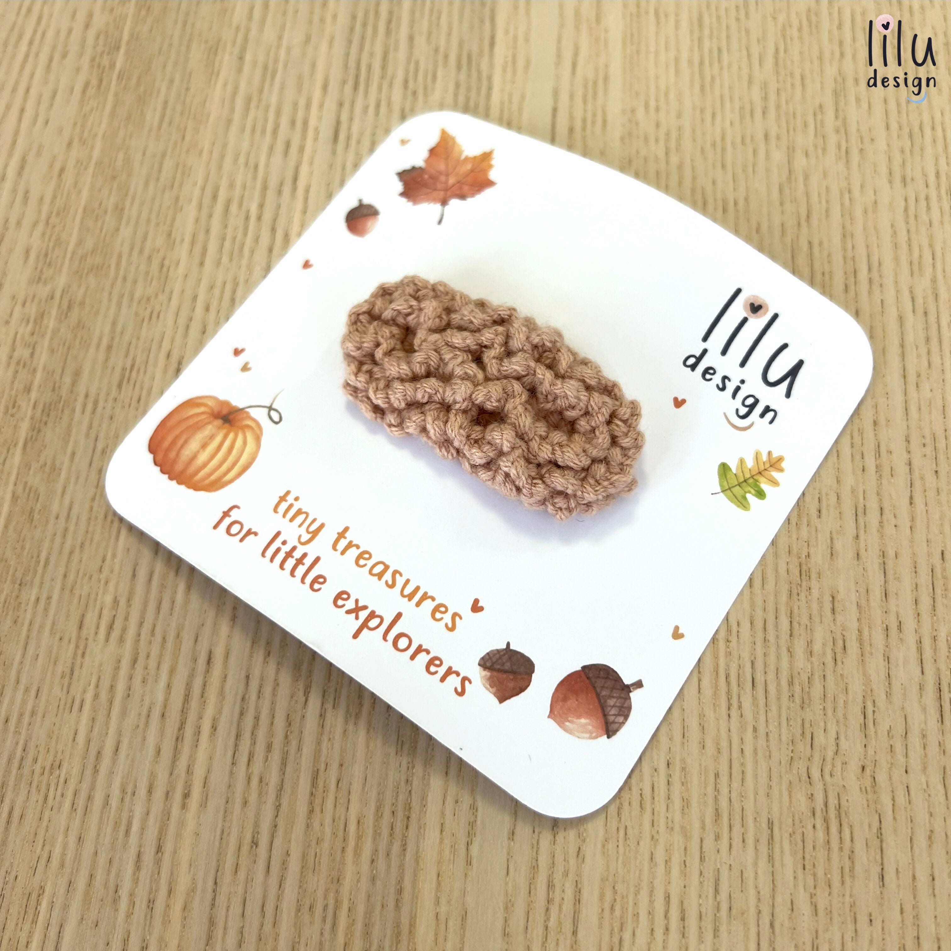 Crochet Hair Clip - Fluffy