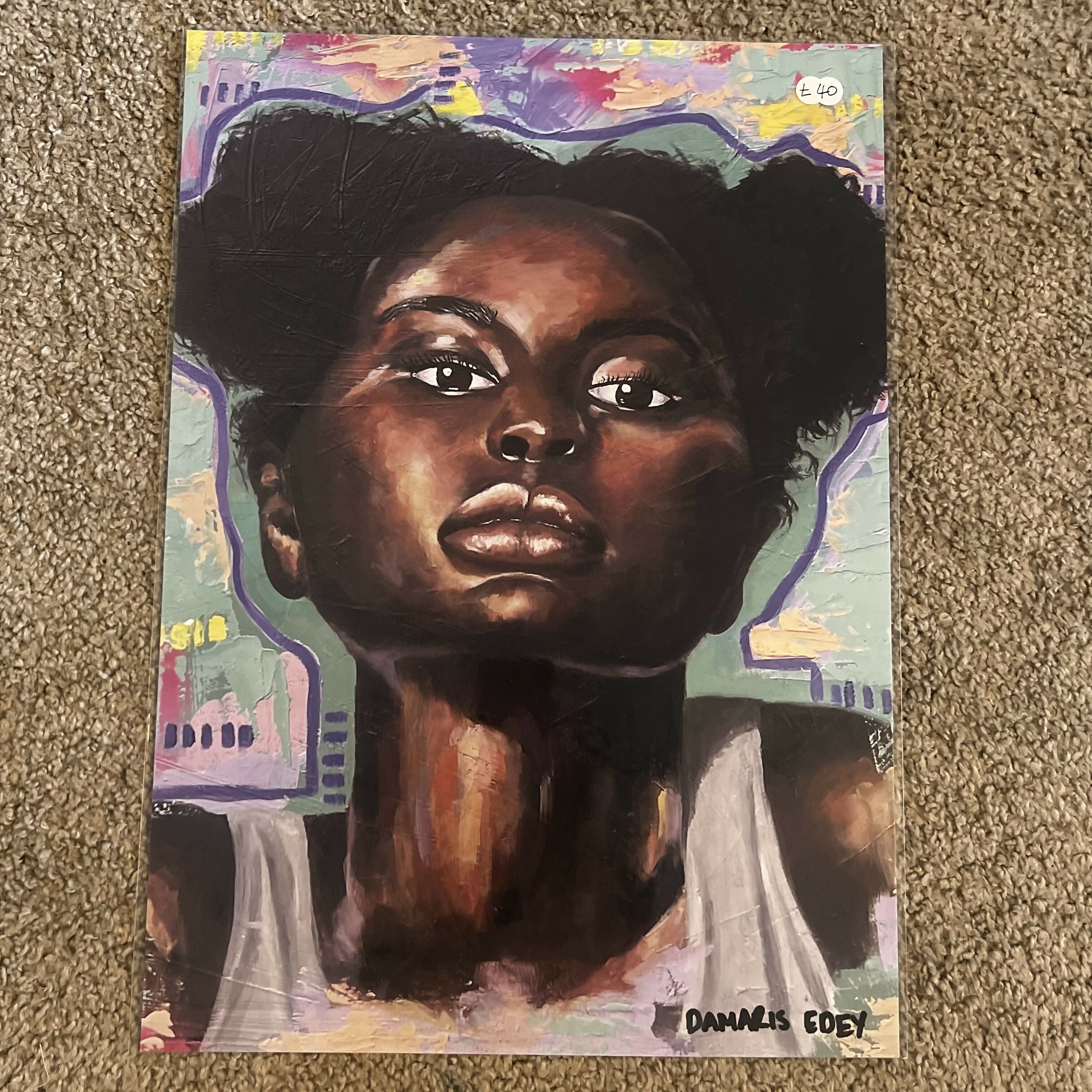 Ebony Art Print