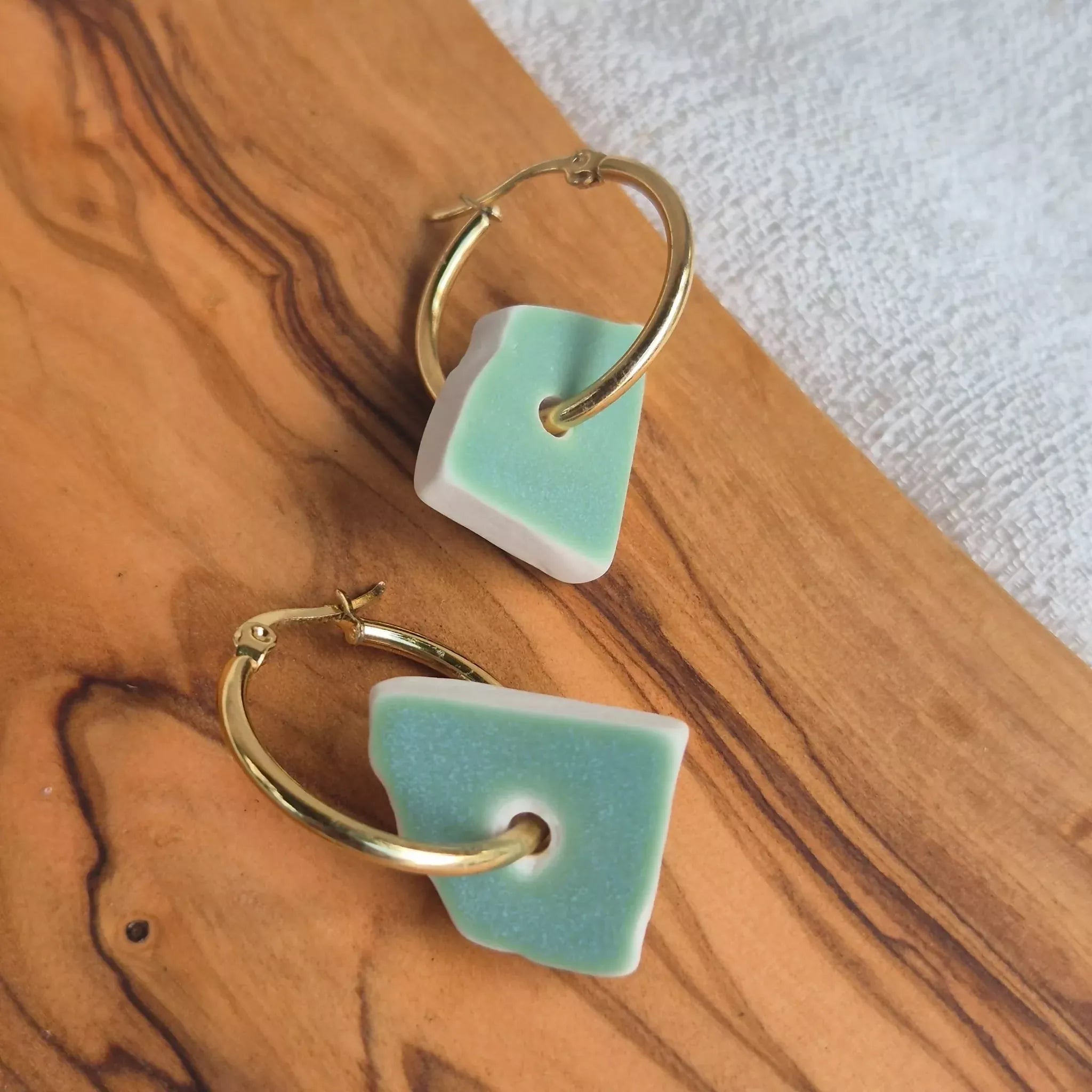 Recycled Ceramic Earring