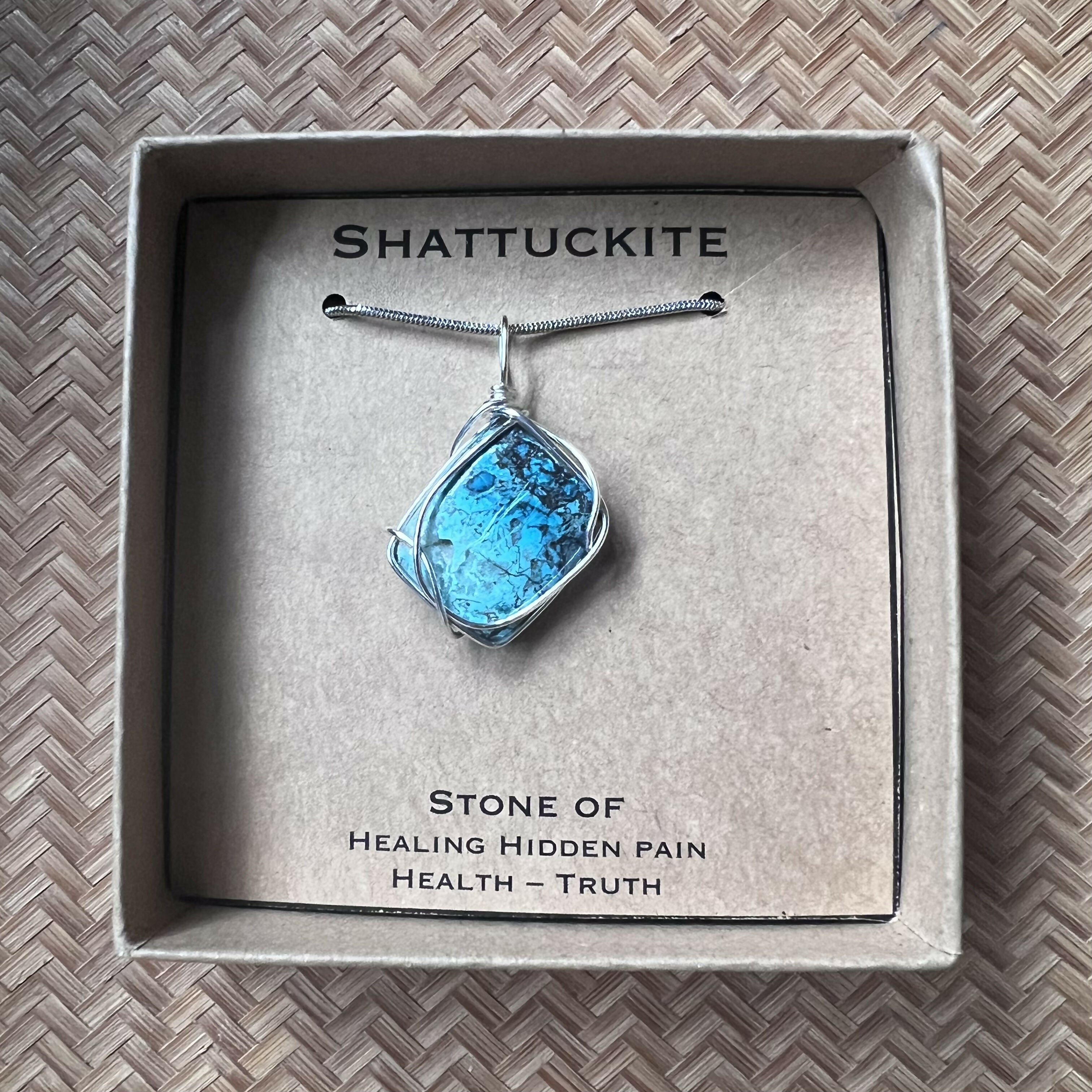 Shattuckite Necklace