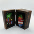 Clay Book and Plant Diorama in a Painted Box