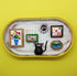 Cat in a Gallery Kipper Tin