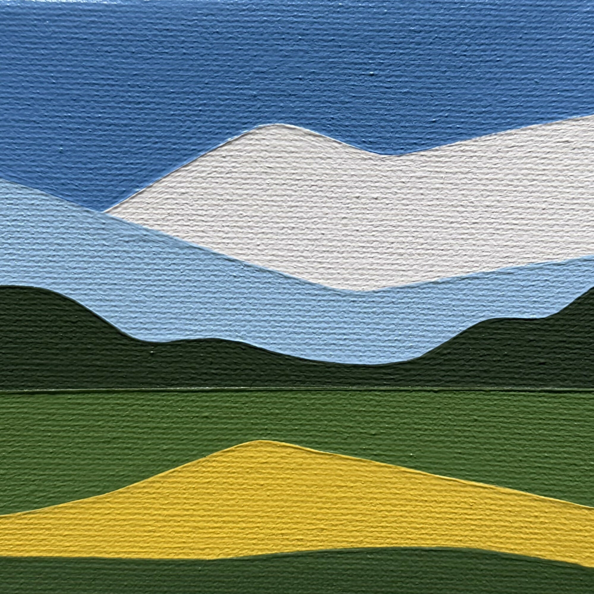Horizons 10 x 10 cm Original Painting