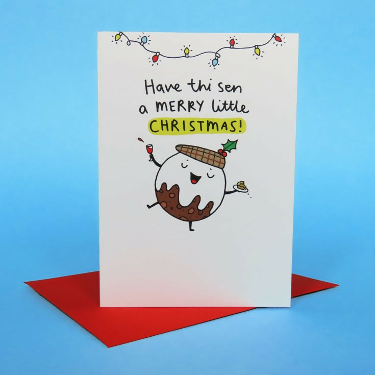 Yorkshire Puddings Card Pack of 6 - Have thi sen a Merry Little Christmas