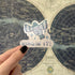 Wingin’ It Pigeon Sparkly Holographic Vinyl Sticker